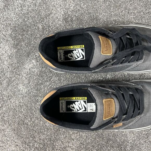 VANS Atwood Deluxe Men's Size 10.5 Gray Athletic Skate Shoes Used - Picture 9 of 11